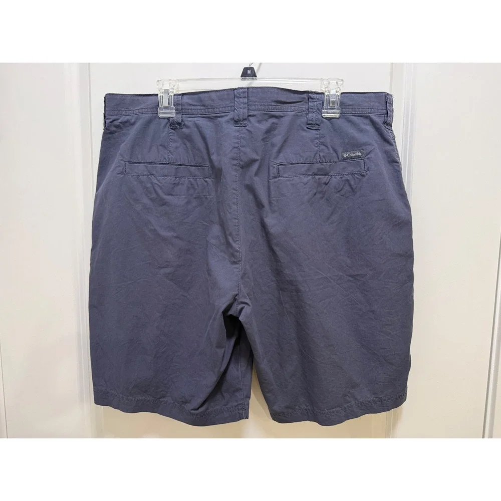 Columbia‎ Mens Navy Blue Casual Outdoor Hiking Shorts Size 38W 10L